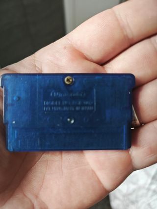 Cartucho Game Boy Advance azul