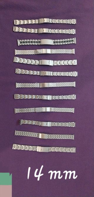 Pulseras reloj acero inoxidable doradas y plateada