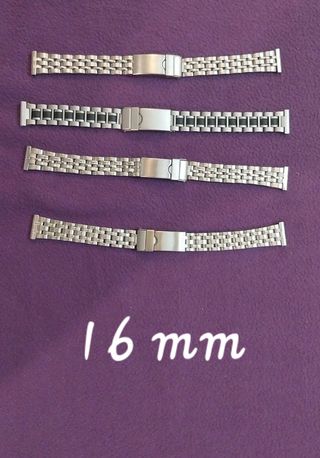 Pulseras reloj acero inoxidable doradas y plateada