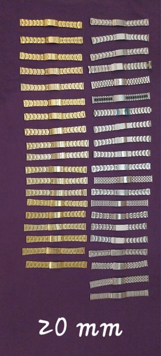 Pulseras reloj acero inoxidable doradas y plateada