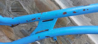 Bicicleta antigua cuadro hierro marca Bh