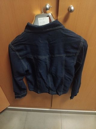 Chaqueta estilo vaquera azul