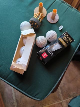Juego 9 palos golf Corey Pavin+ 2 bolsas y extras