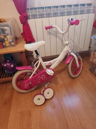 Bicicleta niña 12" rosa