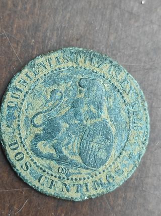 Moneda antigua 2 Céntimos