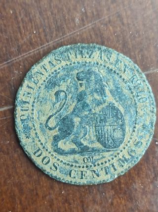 Moneda antigua 2 Céntimos