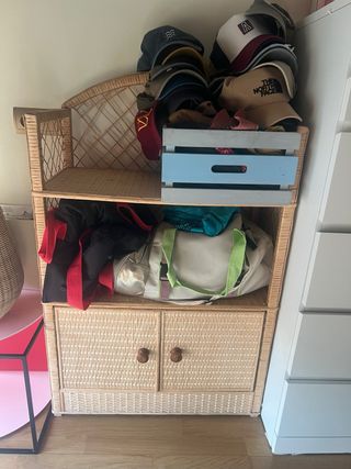 Estantería mimbre - Mueble almacenaje