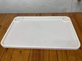 Bandeja cama/sofá blanca
