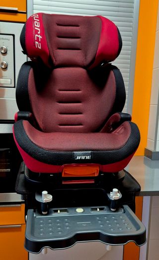 Silla coche Jané Quartz,protector asient,reposapie