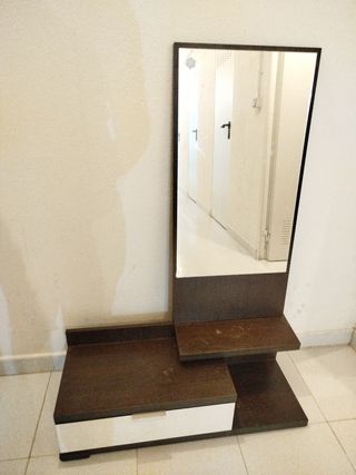 Mueble entrada con espejo
