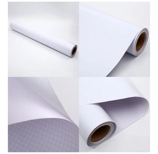 Rollo papel adhesivo pizarra  blanca