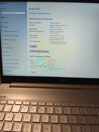 Portátil HP Procesador i5 