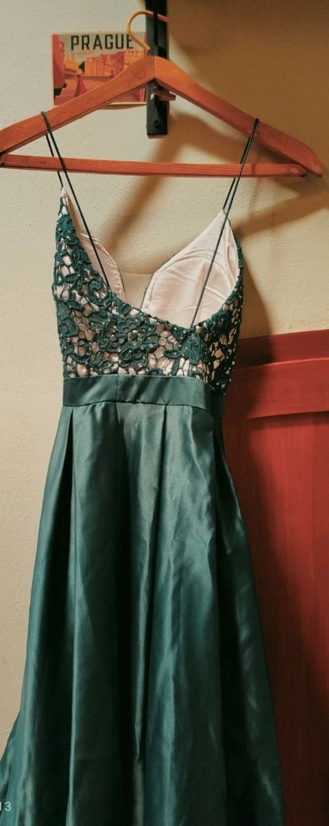 Vestito cerimonia verde tg.M