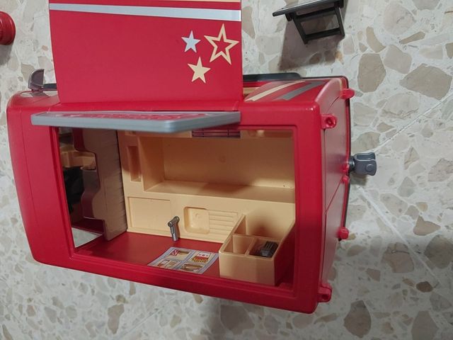 Playmobil Skatepark, puesto perritos, personaje...