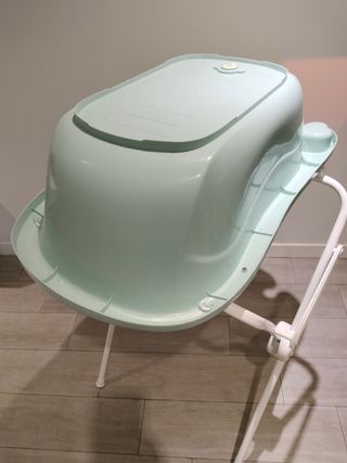 Bañera bebé y soporte con patas plegable OLMITOS
