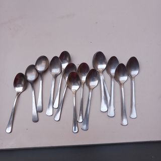 15 cucchiaini da caffè metallici