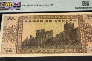 Billete 50 Pesetas España 1938