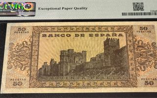 Billete 50 Pesetas España 1938
