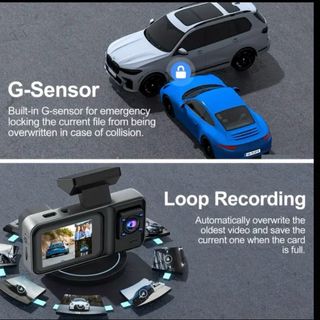 DashCam Camara Doble + SD 32GB