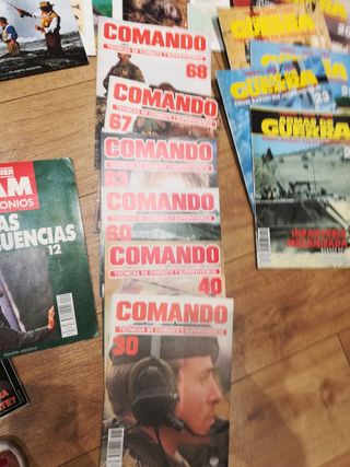 REVISTAS Comando, Armas de Guerra