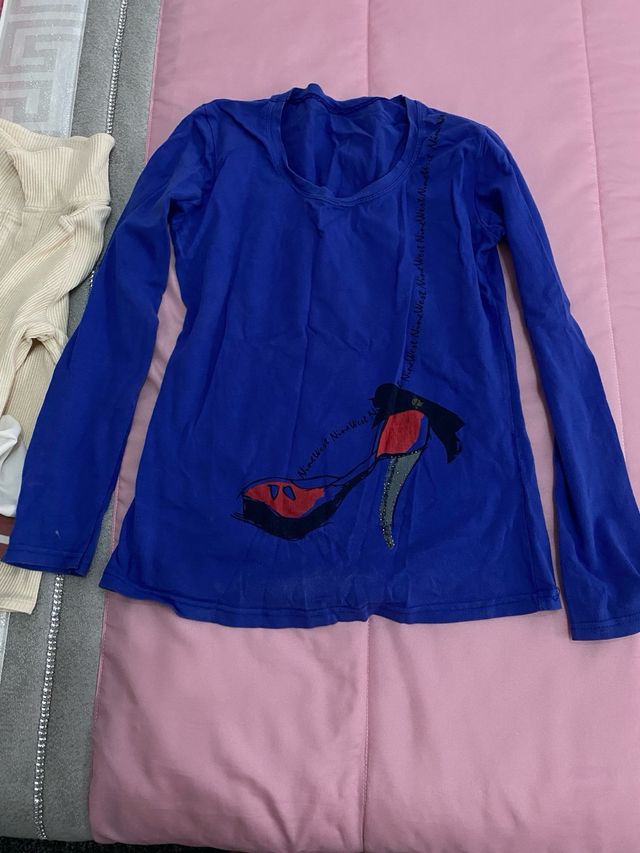 8 Blusas manga larga talla S Valoracion de modelo