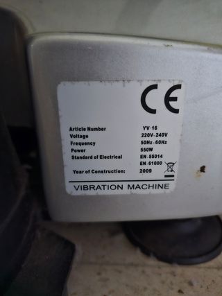 Plataforma vibratoria BH YV16