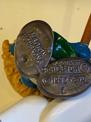 Puffo Contadino Schleich Peyo 1982