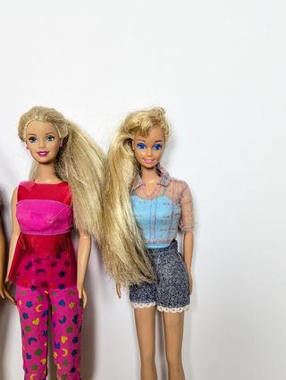 Lote 4 Muñecas Barbie Vintage