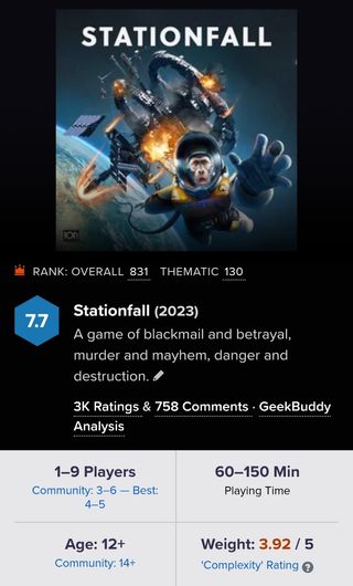 Stationfall - Juego de Mesa (ES)