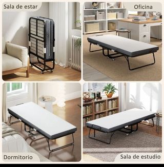 Cama plegable metalica