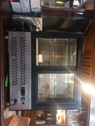 Vitrina refrigerada acero