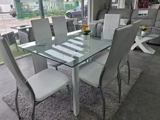 COMEDOR 6 PLAZAS, MESA Y 6 SILLAS