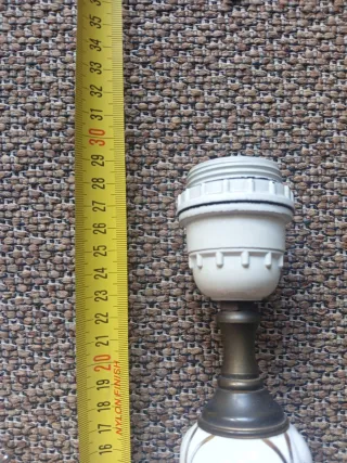 2 Lámparas vintage porcelana