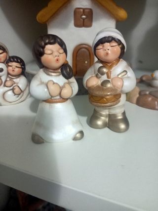 Presepe della famiglia Thun: coppia personaggi