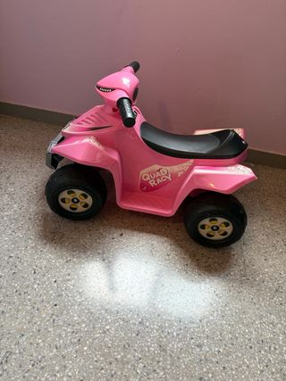 Quad eléctrico infantil rosa