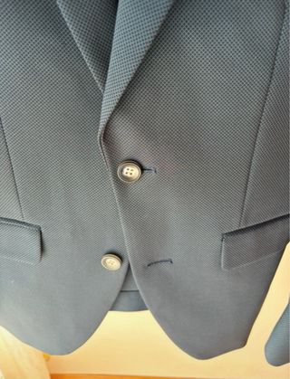 Traje azul marino - usado 1 vez
