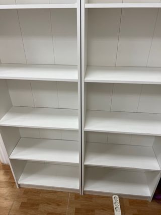 3 Estanterías Ikea blancas. BILLY