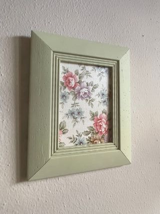 Cornice vintage green - shabby chic