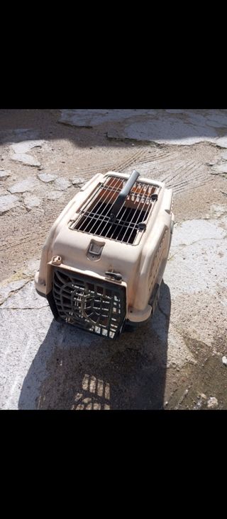 Transportín mascotas beige