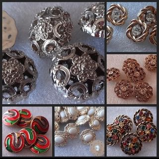 Lote de 12 botones- 7 modelos