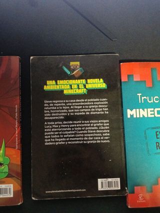 Pack Libros Minecraft: 3 libros