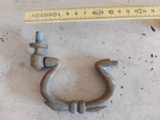 Maniglia antica in ottone