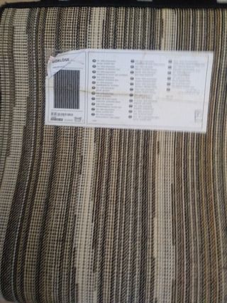 Alfombra rayas blanco-negro