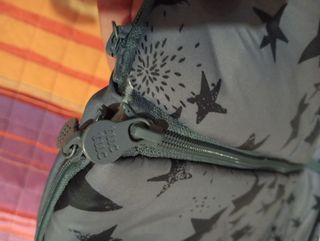 Saco Tuc Tuc estrellas gris