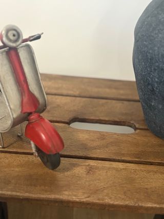 Mueble auxiliar 2 niveles madera.