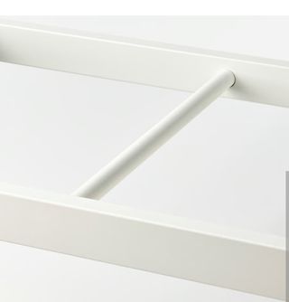 Barra armario IKEA blanca - metal