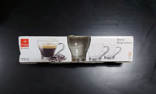 3 Tazas Espresso Bormioli Rocco