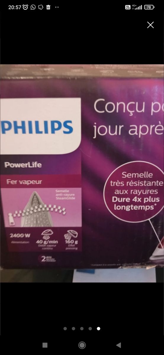 Plancha Philips PowerLife 2400W