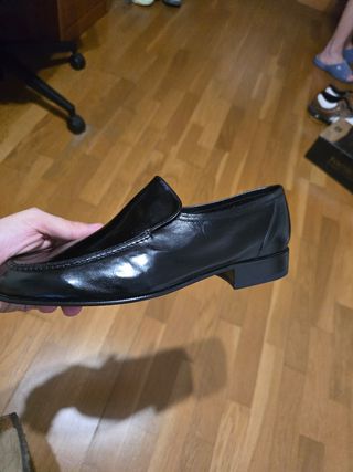 Mocasines Barrats negros brillantes