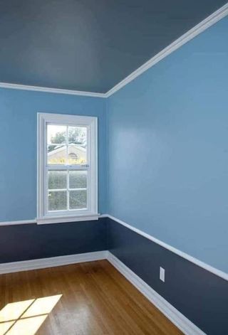 Pintura, pladur y suelo laminado
